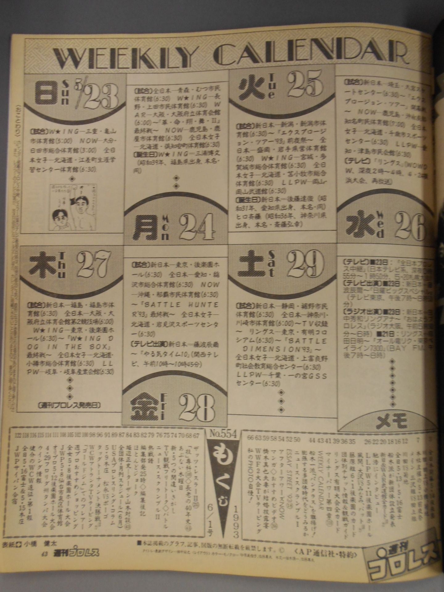 Weekly Pro Wrestling 554