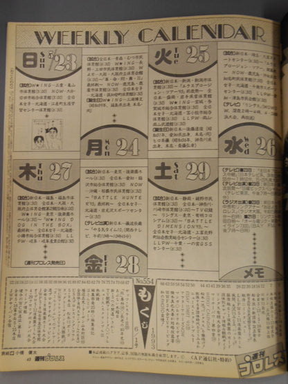 Weekly Pro Wrestling 554