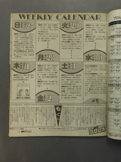 週刊プロレス560