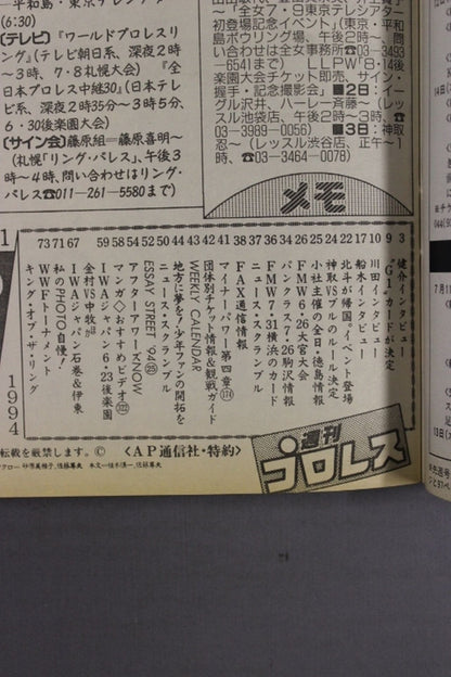 週刊プロレス621