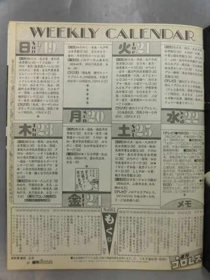 週刊プロレス661