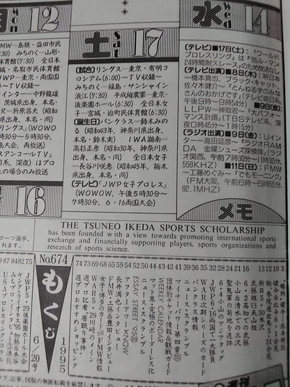 週刊プロレス674