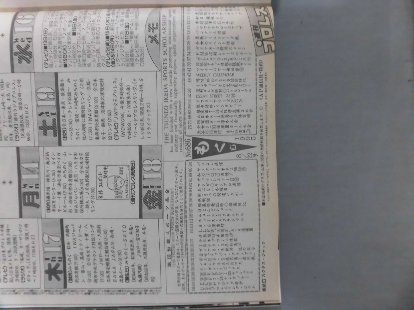 週刊プロレス686