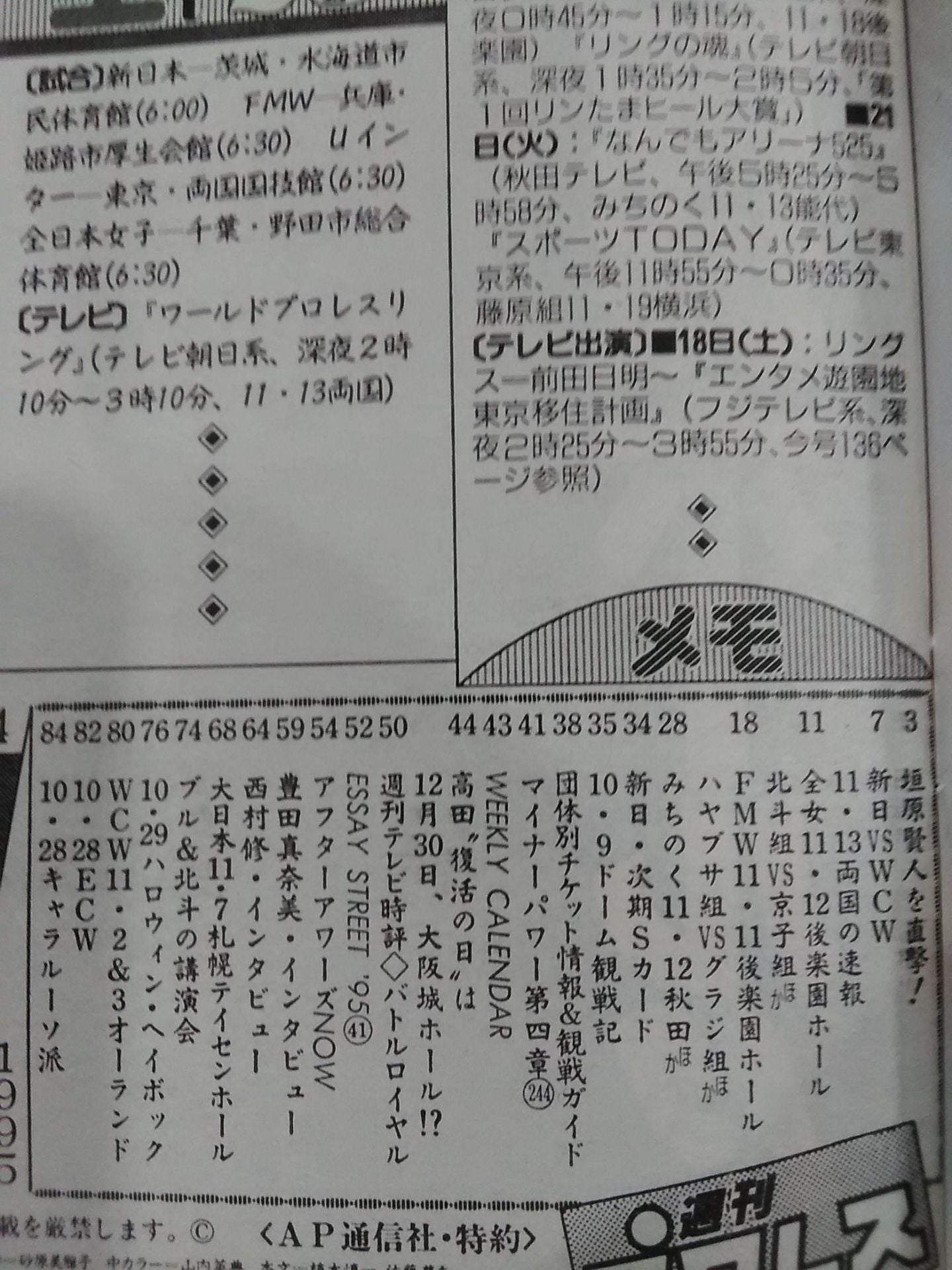 週刊プロレス704