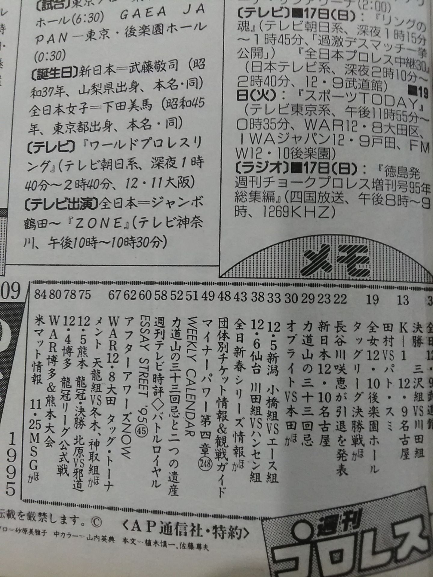 週刊プロレス709