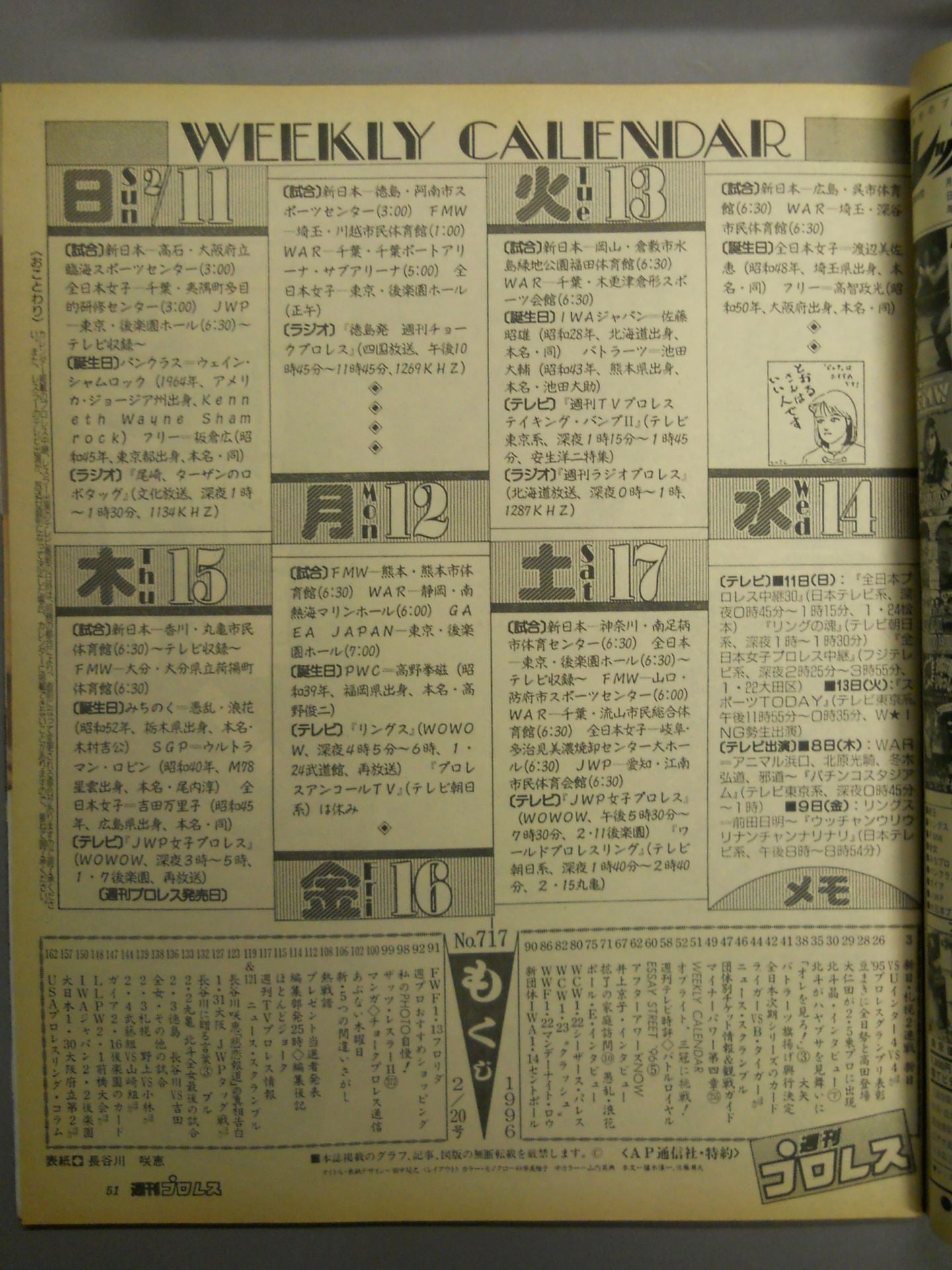 Weekly Pro Wrestling 717