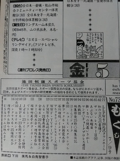 週刊プロレス739