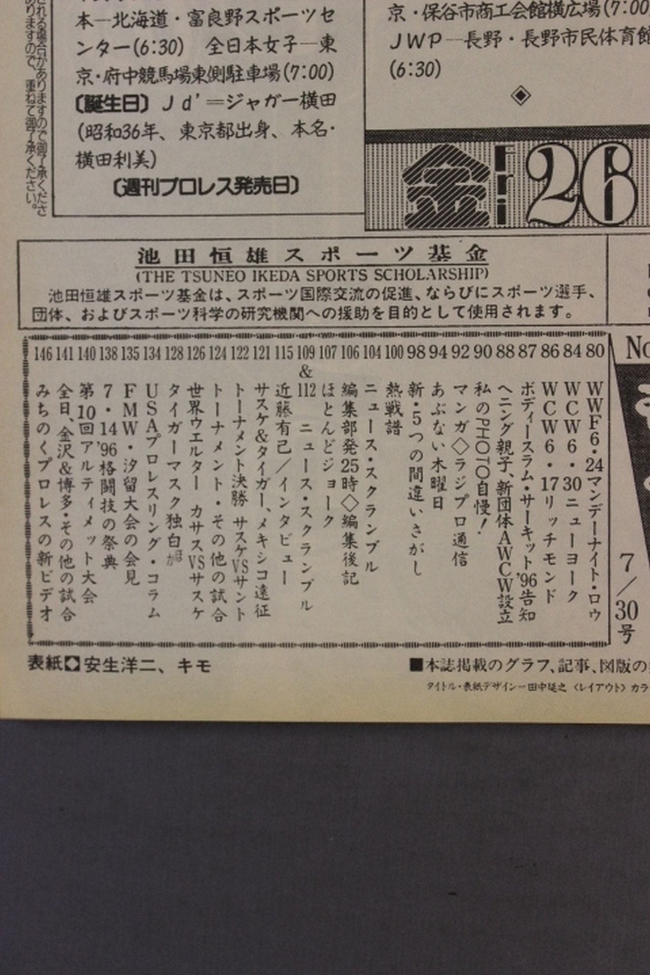 Weekly Pro Wrestling 744