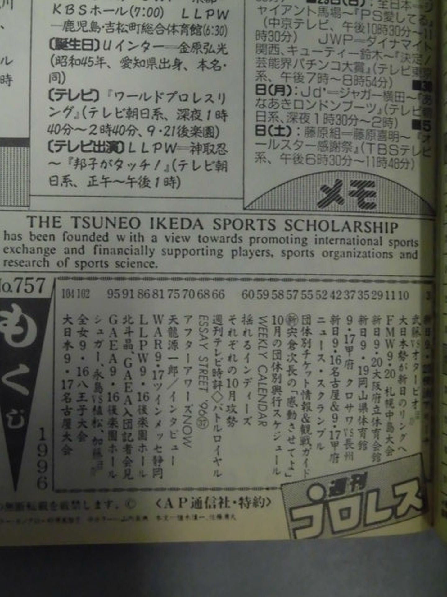 Weekly Pro Wrestling 757