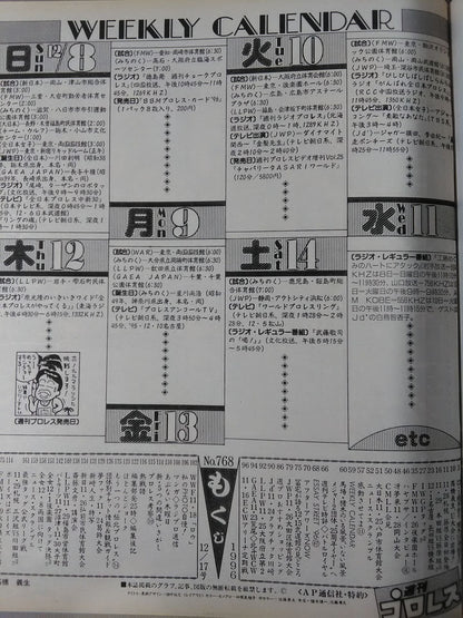 Weekly Pro Wrestling 768