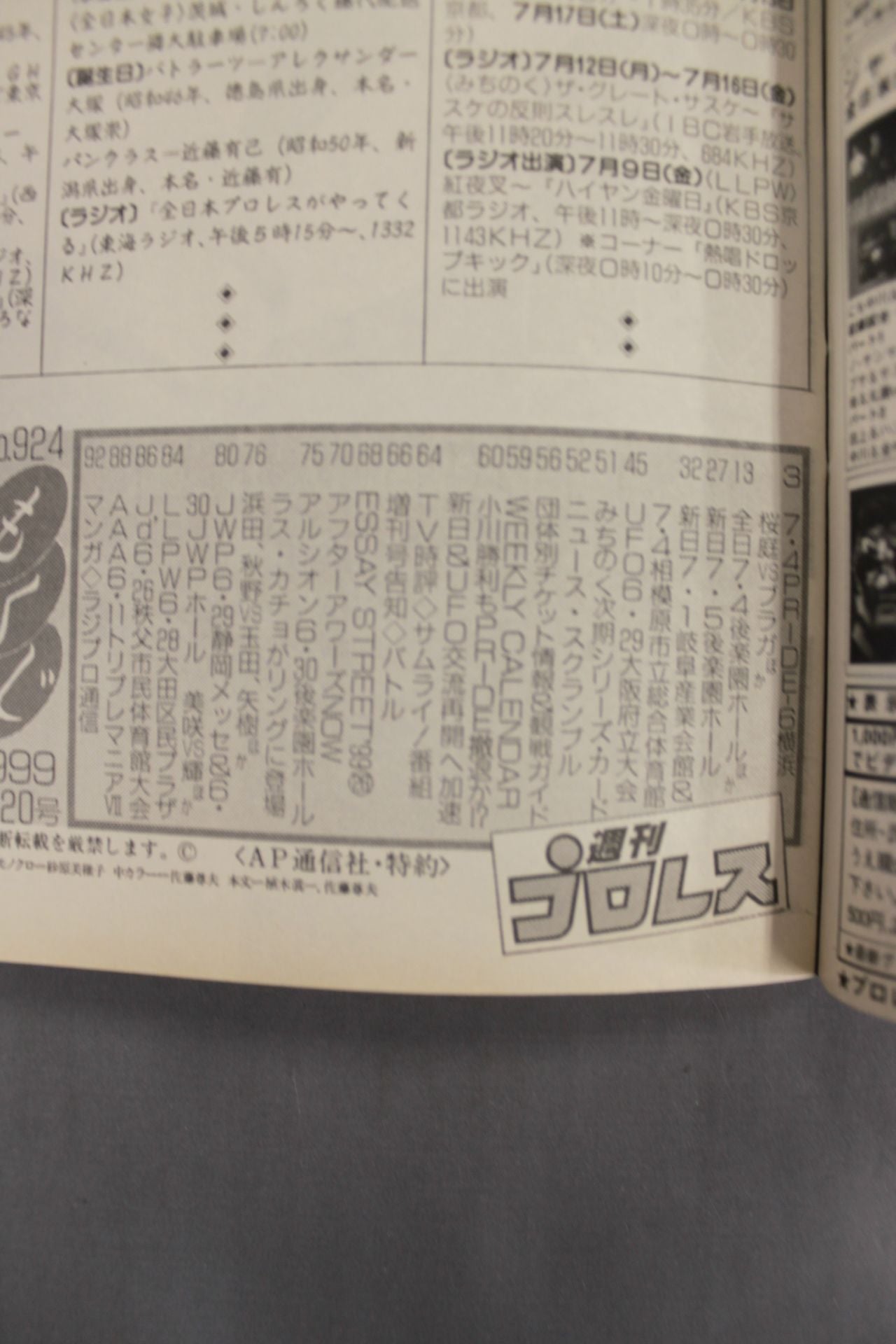 Weekly Pro Wrestling 924