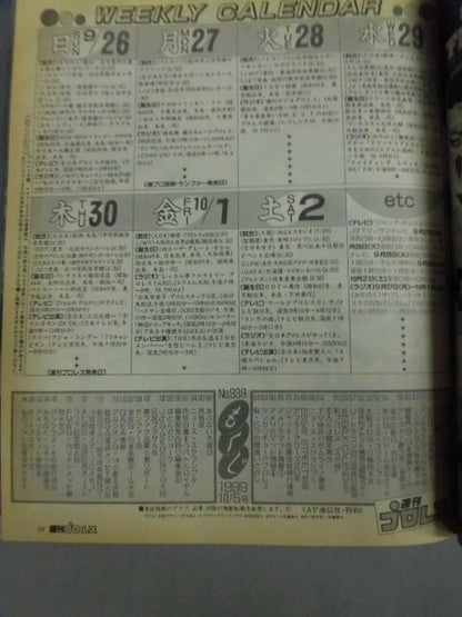 週刊プロレス939