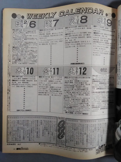 週刊プロレス960