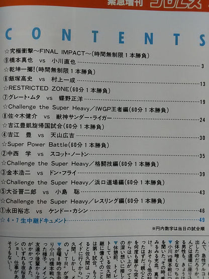 Weekly Pro Wrestling 971