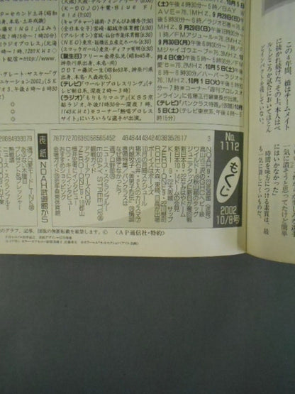 週刊プロレス1112