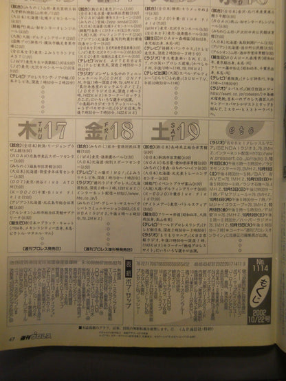 週刊プロレス1114