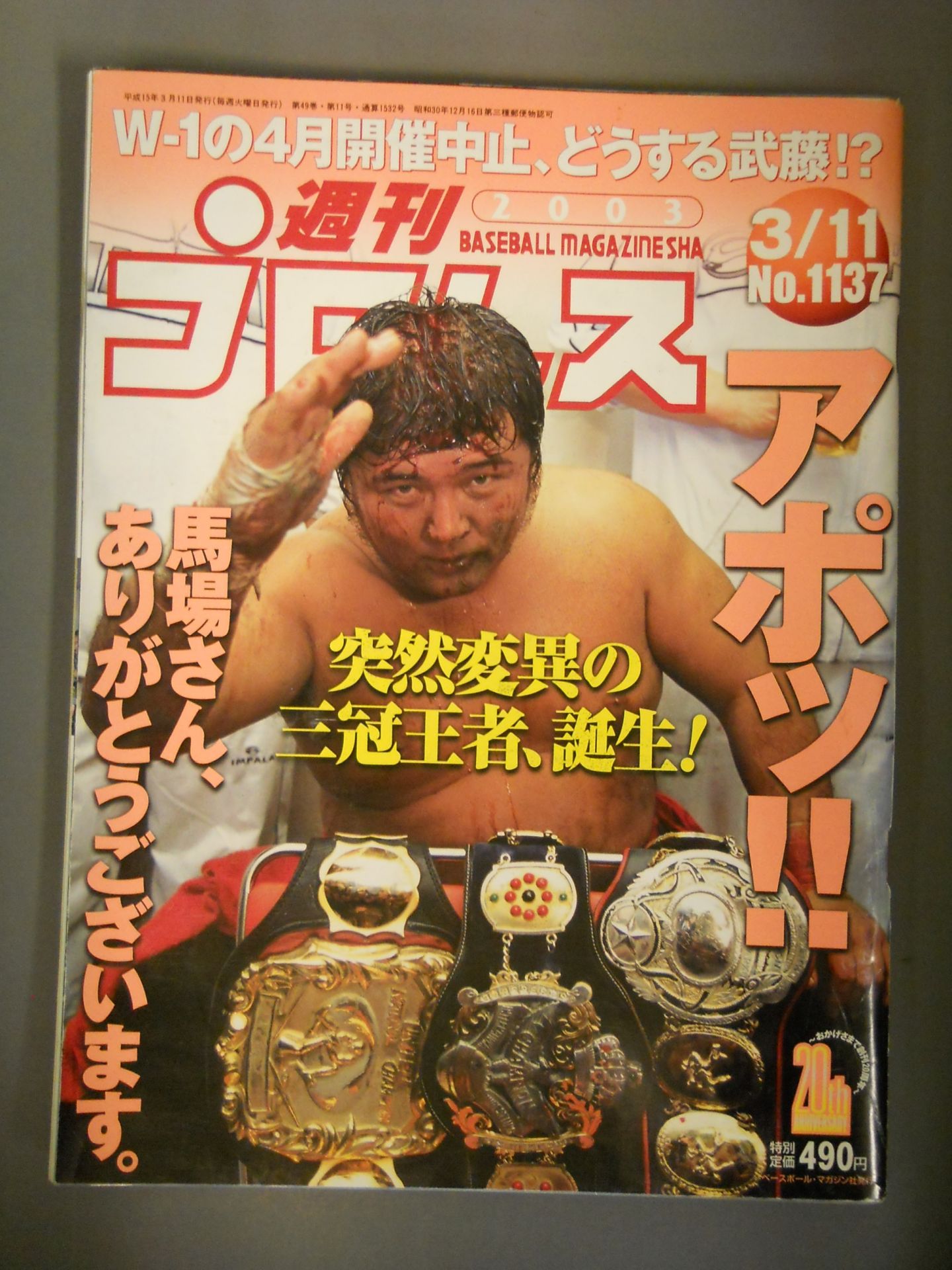 週刊プロレス1137