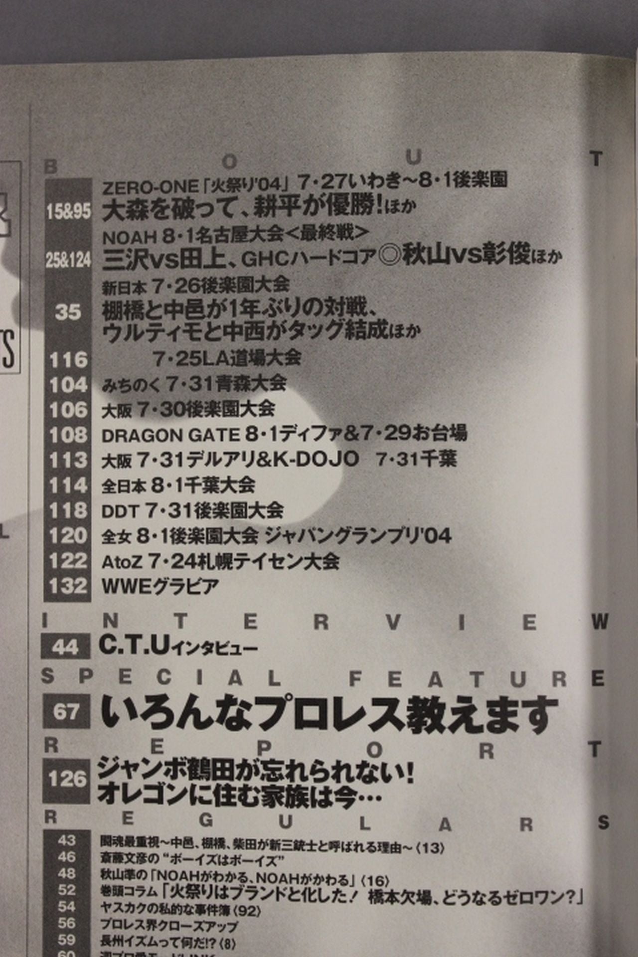Weekly Pro Wrestling 1218