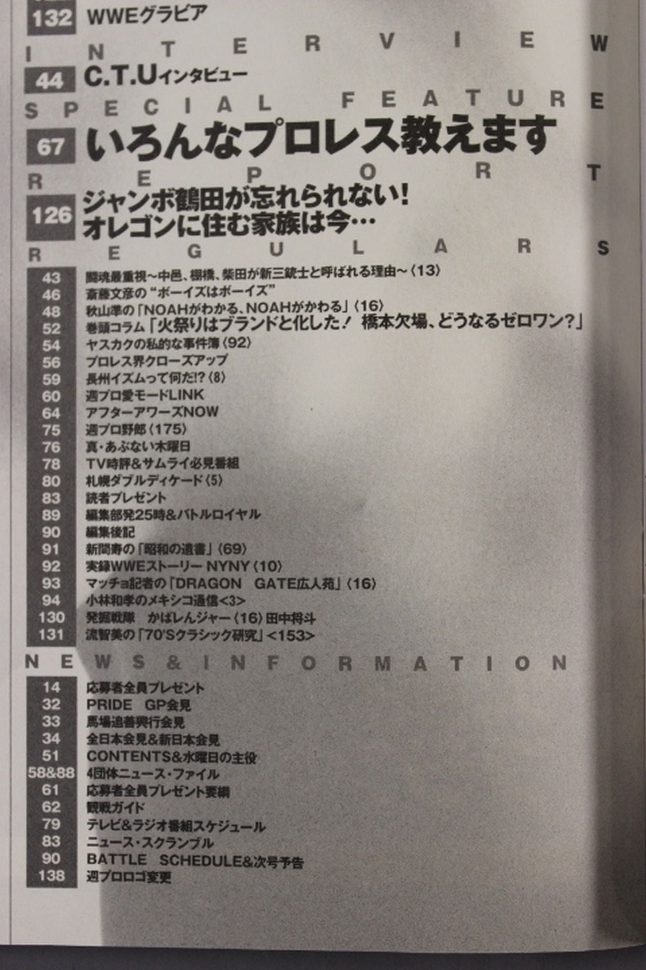 Weekly Pro Wrestling 1218