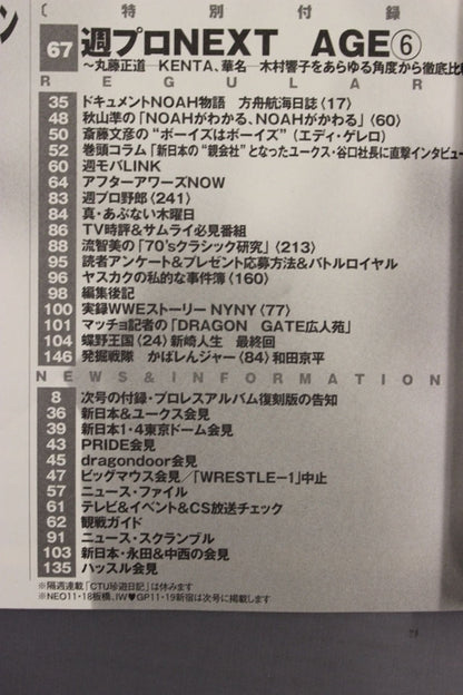 週刊プロレス1290