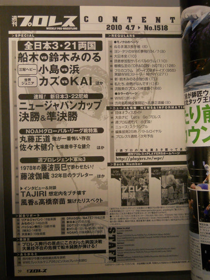 Weekly Pro Wrestling 1518