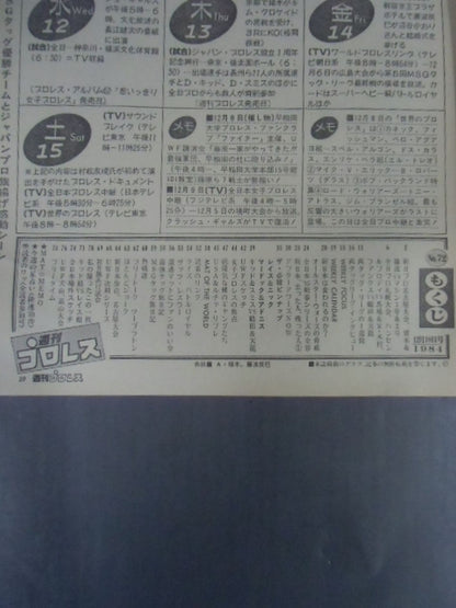 Weekly Pro Wrestling 72