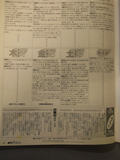 週刊プロレス1075