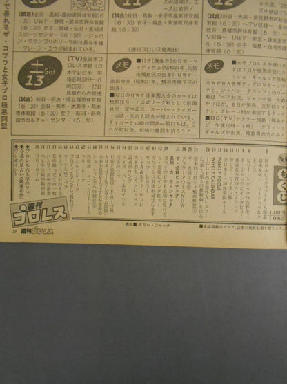 週刊プロレス88