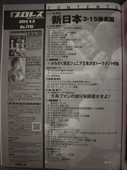 週刊プロレス1731