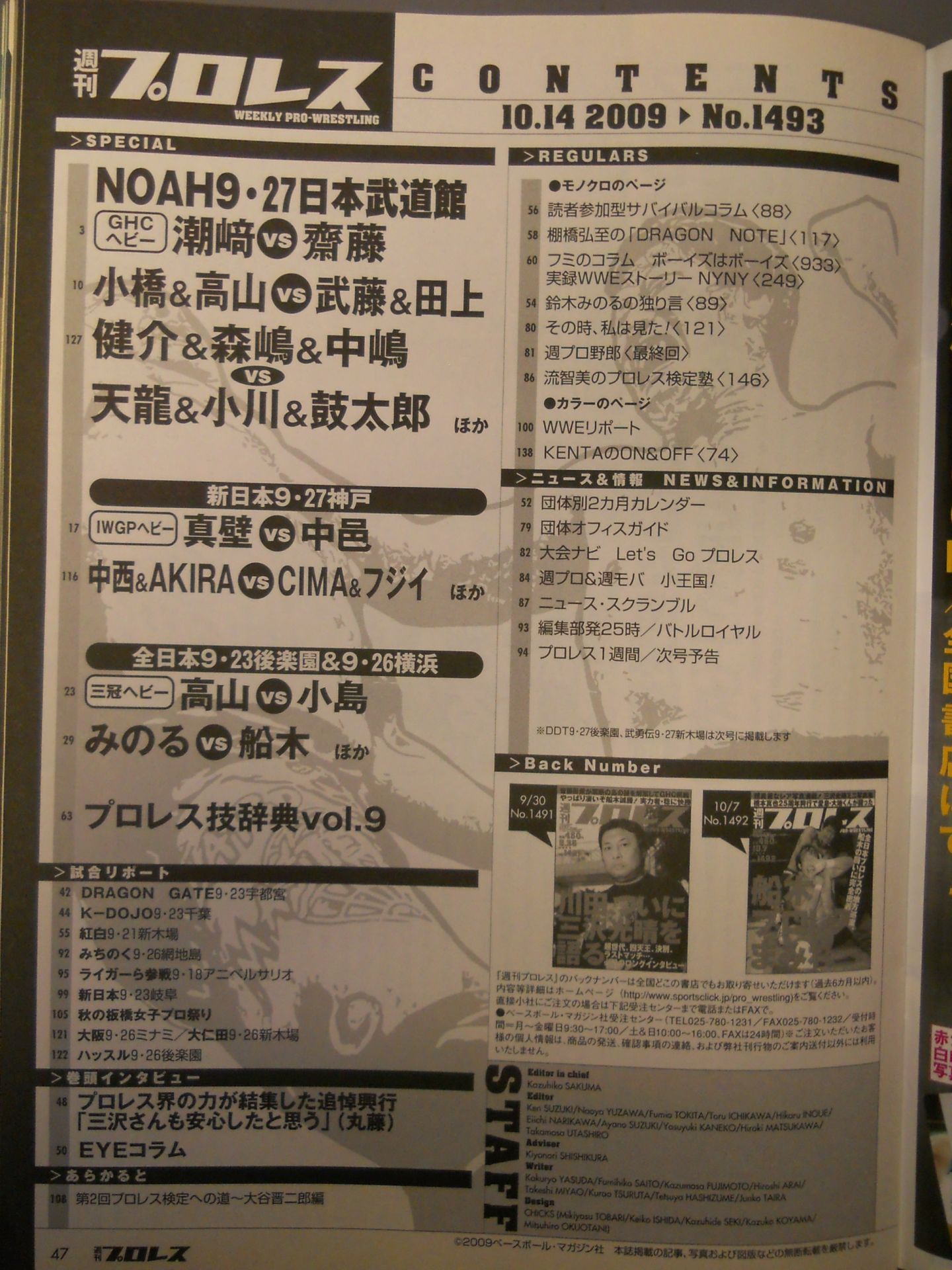 Weekly Pro Wrestling  1493