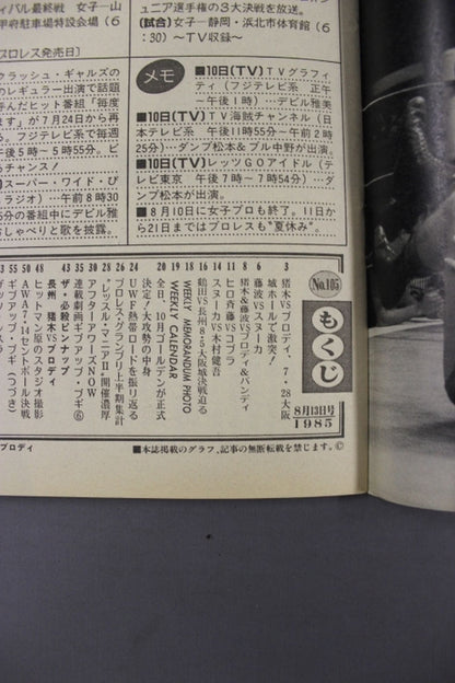 週刊プロレス105