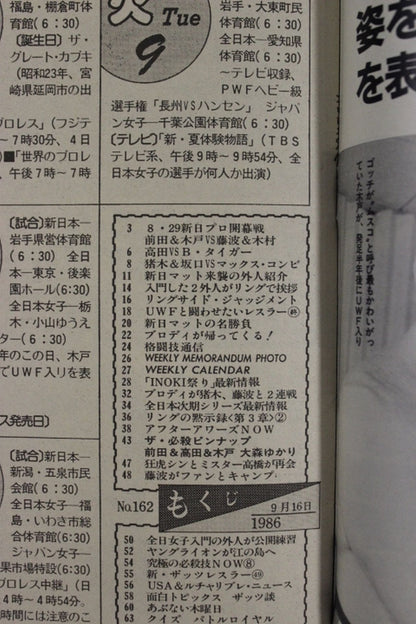 週刊プロレス162
