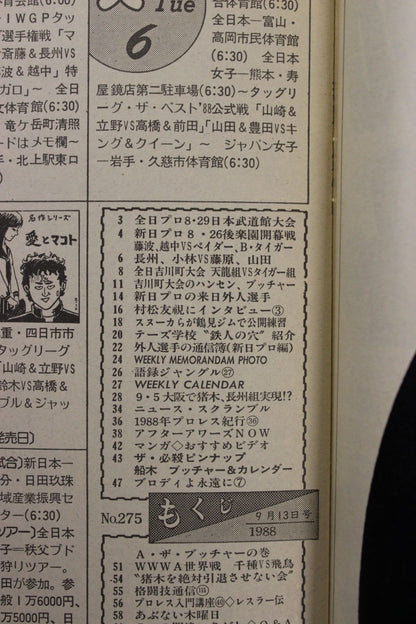 週刊プロレス275