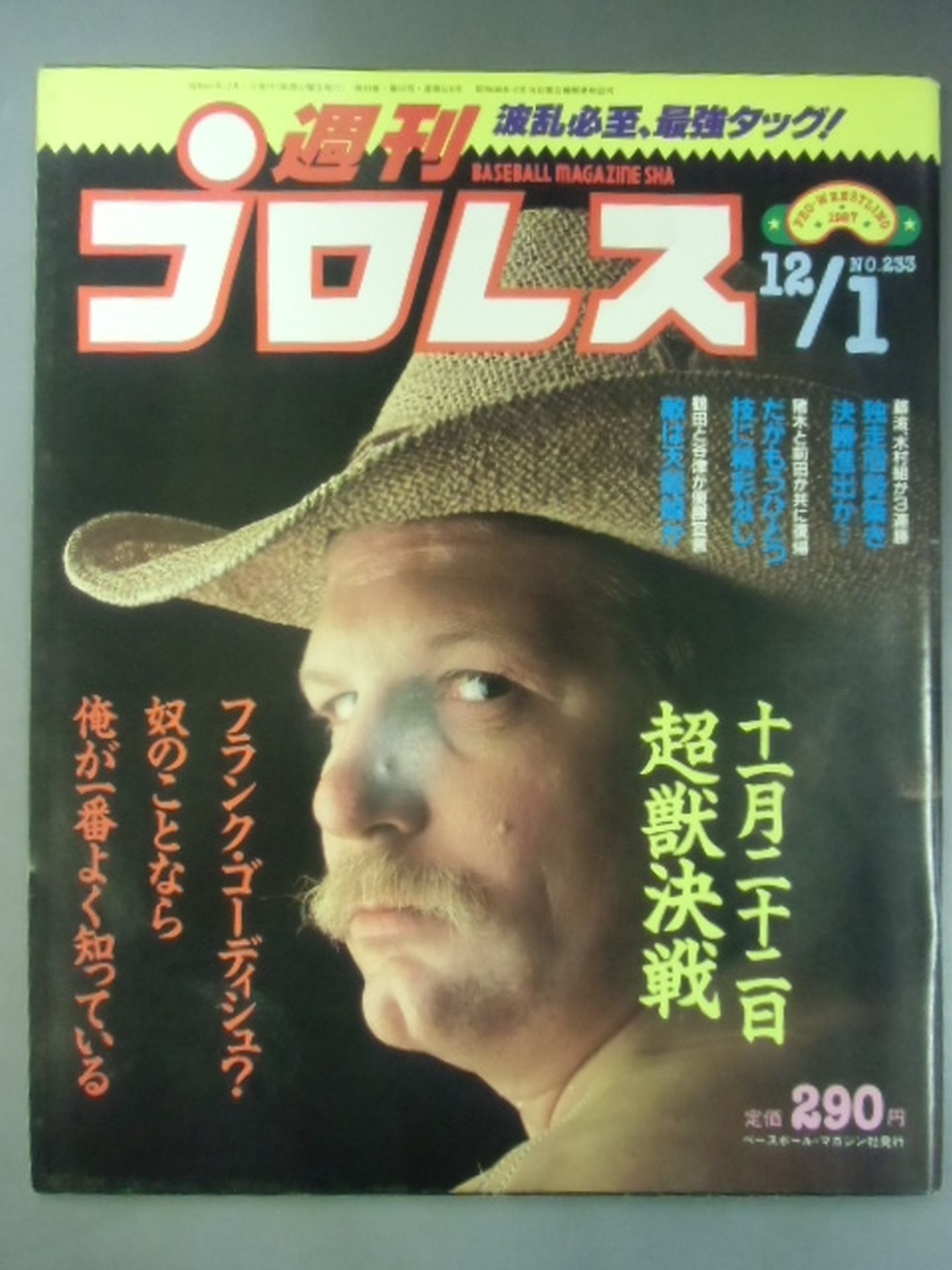 週刊プロレス233
