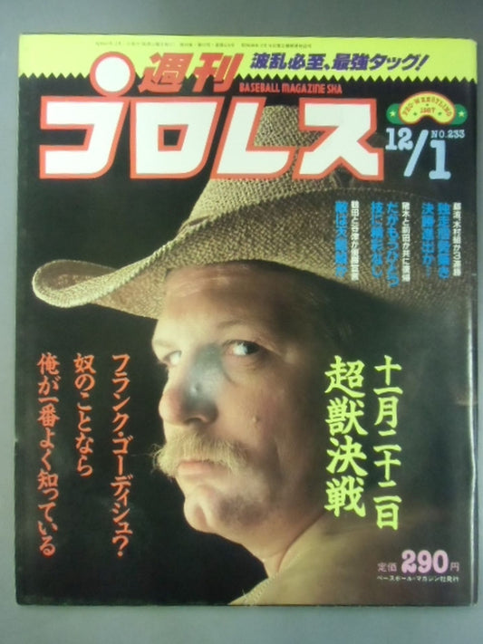 週刊プロレス233