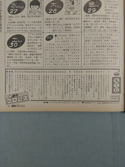 Weekly Pro Wrestling 86