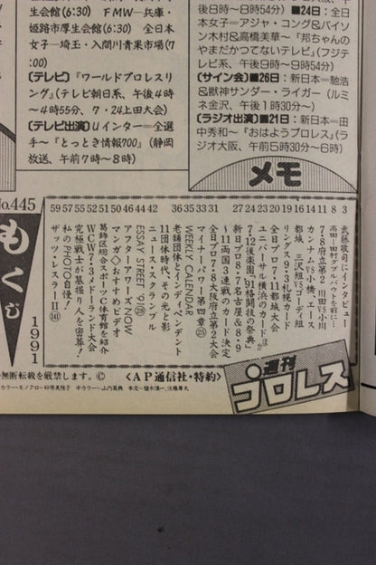 Weekly Pro Wrestling 445