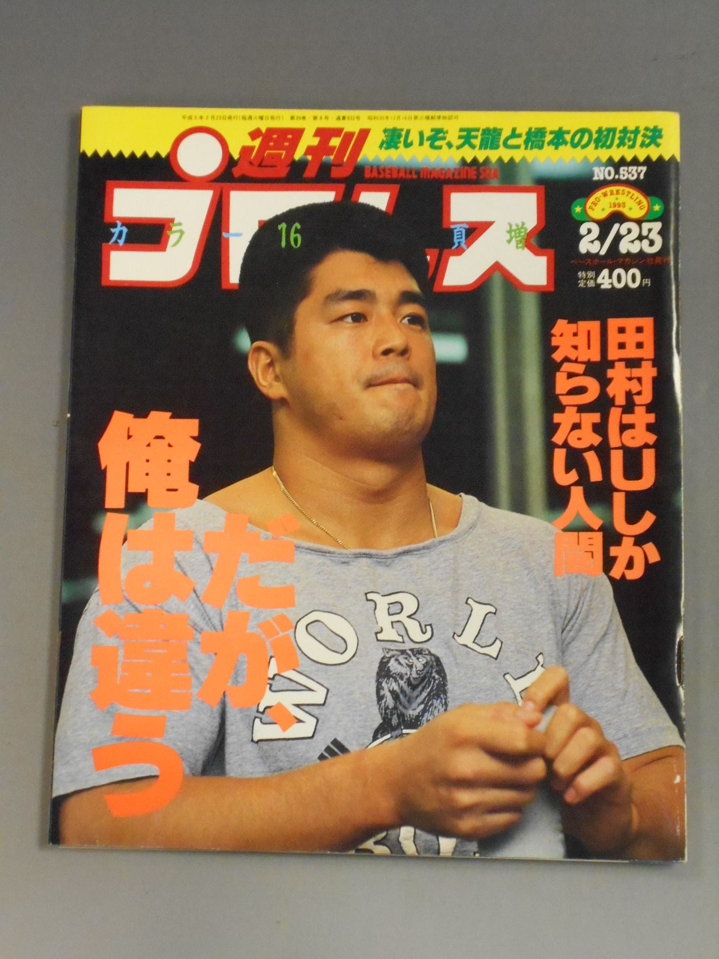 週刊プロレス537