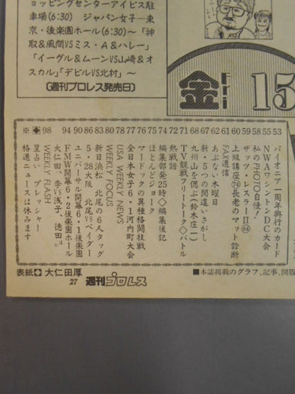 Weekly Pro Wrestling 383