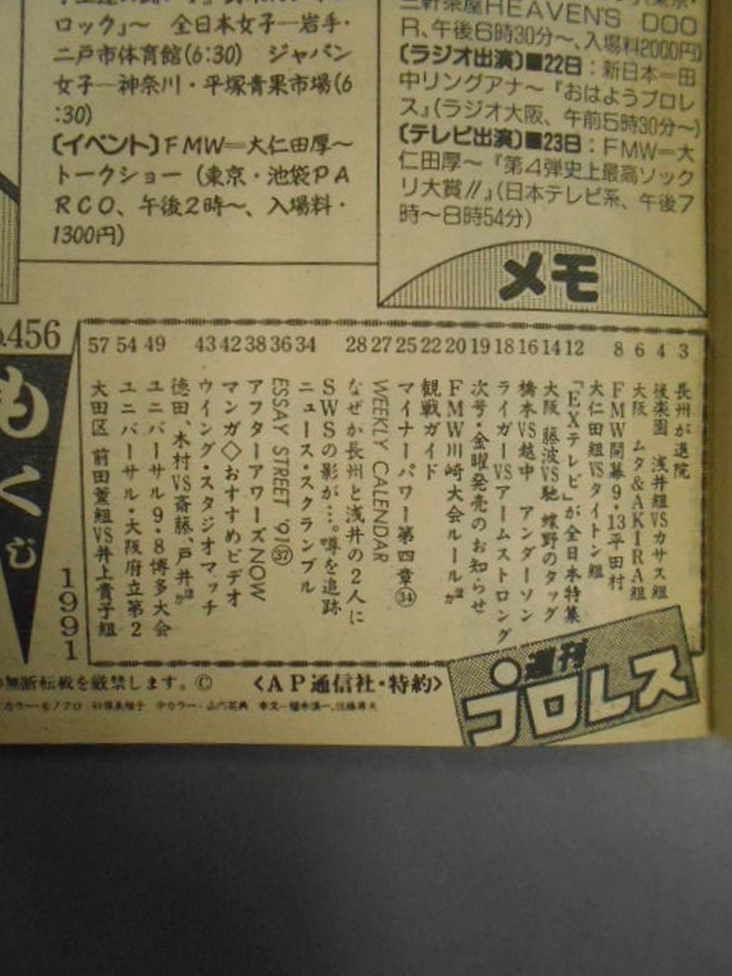 週刊プロレス456