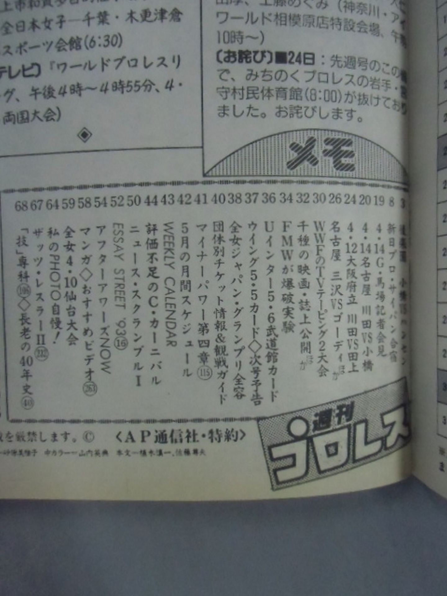 Weekly Pro Wrestling  550