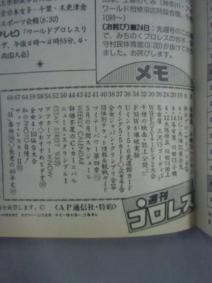 Weekly Pro Wrestling  550