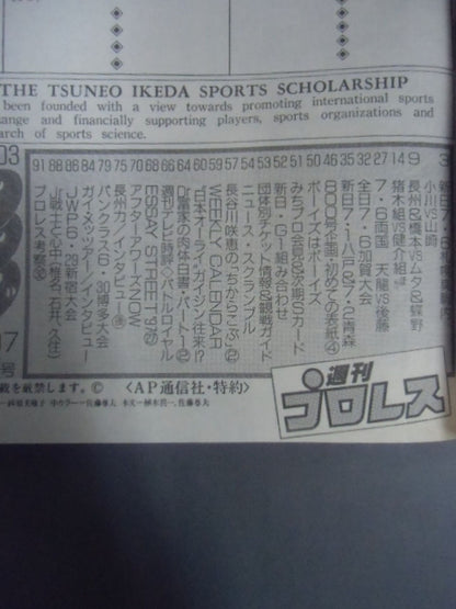 Weekly Pro Wrestling 803