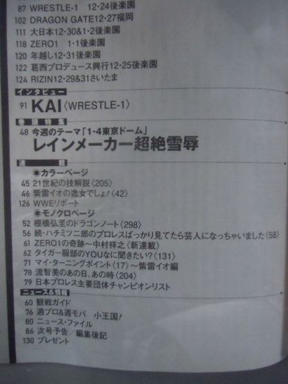 Weekly Pro Wrestling 1828