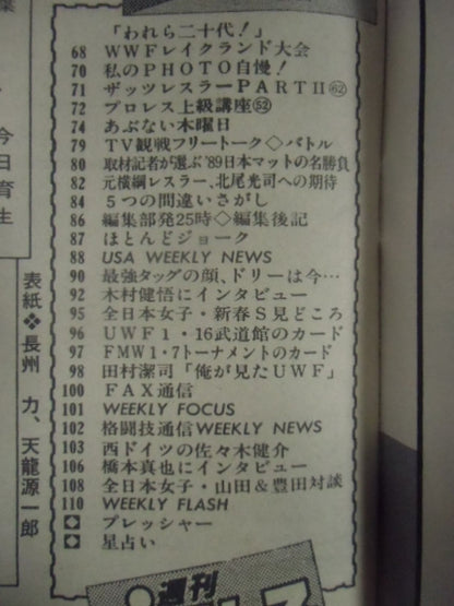 週刊プロレス356