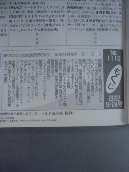 Weekly Pro Wrestling 1110