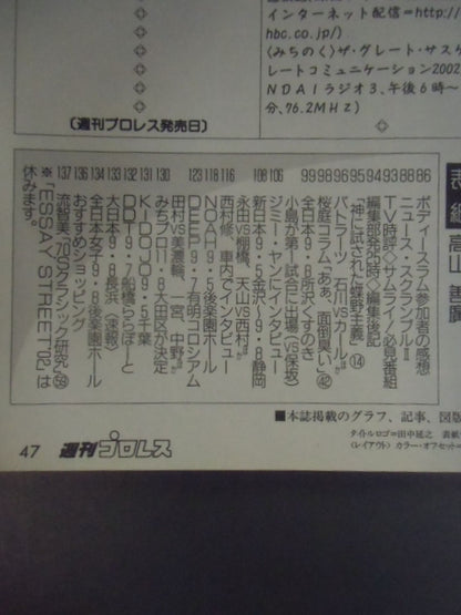 Weekly Pro Wrestling 1110