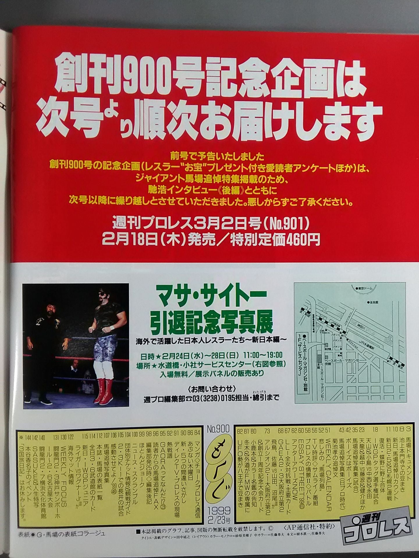 Weekly Pro Wrestling 900
