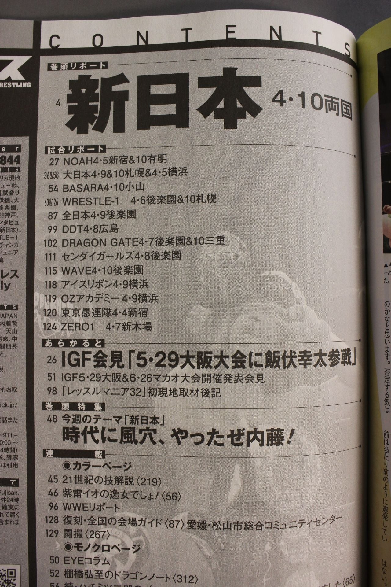 Weekly Pro Wrestling 1845