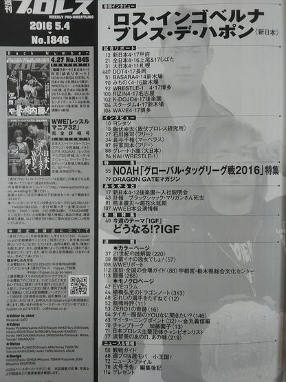 Weekly Pro Wrestling 1846